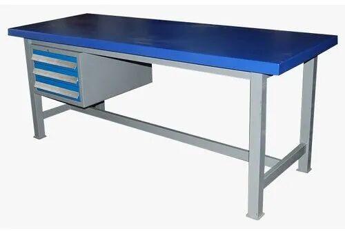 Mild Steel Body Modular Work Bench, Size : 1500W X 900D X 850H Mm