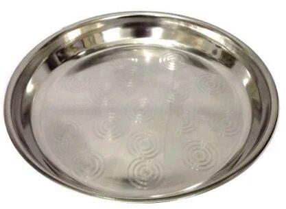 Stainless Steel Deep Rice Plate, For Kitchen Use