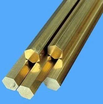 Lead Tin Bronze Alloy Hexagonal Rod, Length : 3 Meter