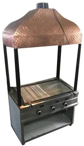 Stainless Steel Food Gas Grill, For Restaurant