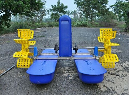 Blue 2 HP Paddle Wheel Aerator, For Pond Aeration, Automatic Grade : Manual