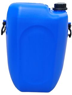 Blue Sri Rudra HM-HDPE Plastic Granules Plain 50Ltr Rocket Can, For Industrial