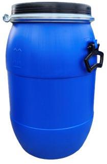 Blue Round OMB 30 HDPE Open Mouth Drum, For Industrial, Capacity : 200-250L