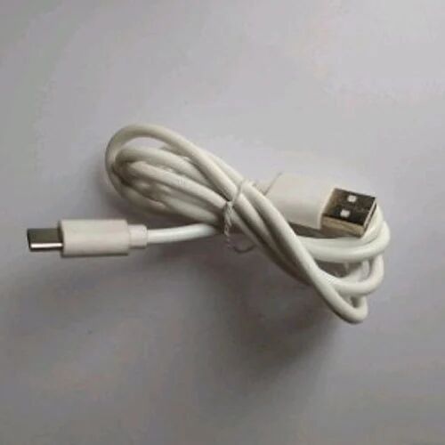 Plastic USB Data Cable, Color : White