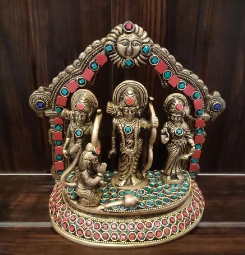 Brass RAM Darbar Statue, Color : Multicolor