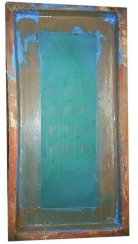 Rectangular Mesh Fiber Label Printing Screen, Color : Green