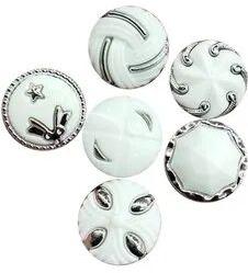 Makhija Emporium Plastic Designer Coat Button, Size : 3mm