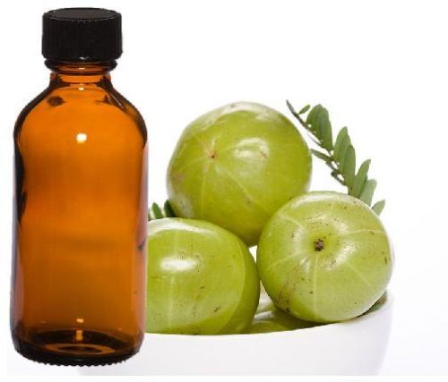 Yellow Liquid Cold Pressed Amla Seed Oil, For Medicines, Certification : FSSAI