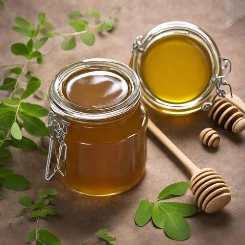 Red Gel Natural Moringa Honey, For Cosmetics, Foods, Medicines, Certification : FSSAI Certified