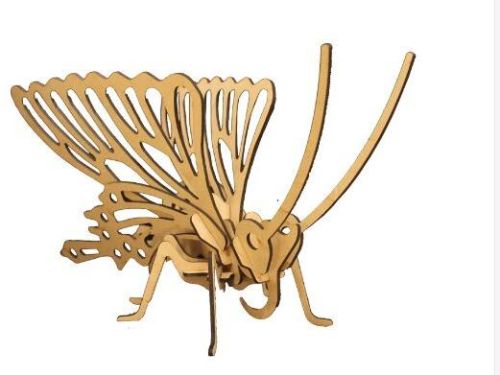 Wooden 3D Puzzle_Butterfly, Gender : Unisex