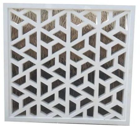 Creamy Concrete GRC Jalis, For Exterior, Length : All