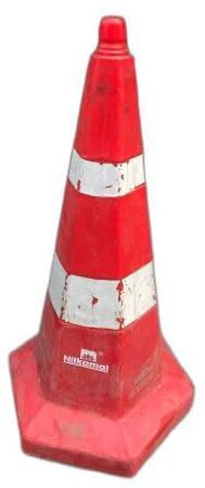 Nillkamal 5 Kg PVC Traffic Cone, For Road Safety