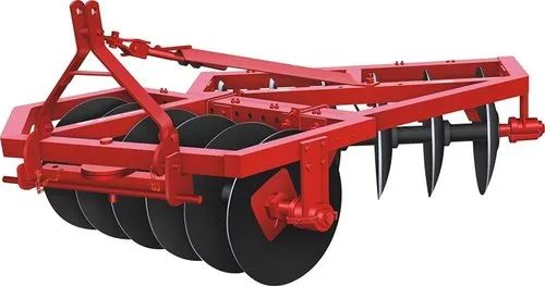 Red Polished Iron 200-300kg Disc Harrow, For Agriculture, Cultivation