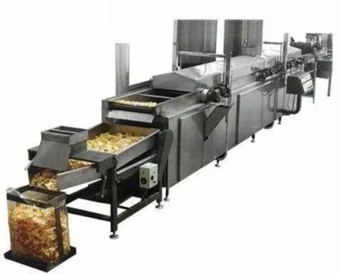 Continuous Potato Chips Fryer, For Industrial