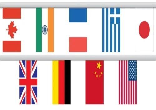 100% Polyester Pennant Flags, Size : 12' X 18'