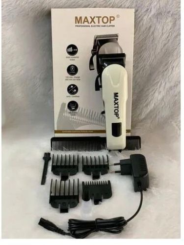 White Maxtop Hair Trimmer, For Professional