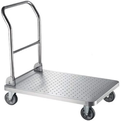 Mild Steel Heavy Duty Trolley, For Industrial