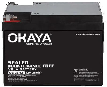 Okaya SMF Battery, Voltage : 12V