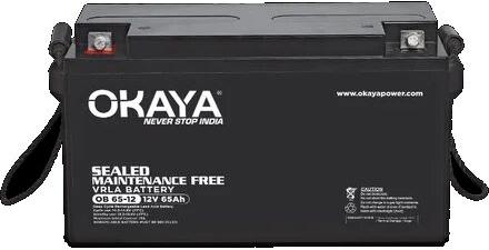 Okaya SMF Battery, Model Number : OB65-12