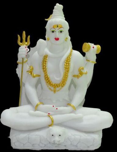 Polyresin Sitting Shiva Statue, For Home, Hotel, Office, Shops, Feature : Attractive Design, Durable