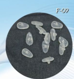 Optimax Transparent Plain F-09 Rubber Nose Pad, For Eye Glasses, Packaging Type : Plastic Packet