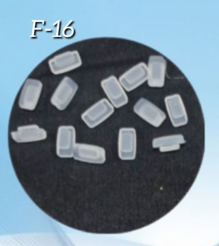 Optimax Transparent Plain F-16 Rubber Nose Pad, For Eye Glasses, Packaging Type : Plastic Packet