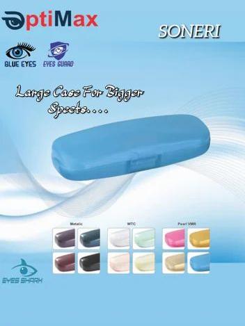 Rectangular Plain Soneri Plastic Spectacle Case, For Glasses Storage, Feature : Lightweight, Unbreakable