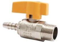 Low Pressure Brass Male Threaded Gas Valve