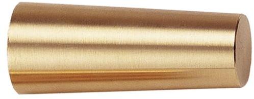 Metallic Round Shape Polished Aluminium Bronze Taper Plug, For Fittings, Feature : High Quality