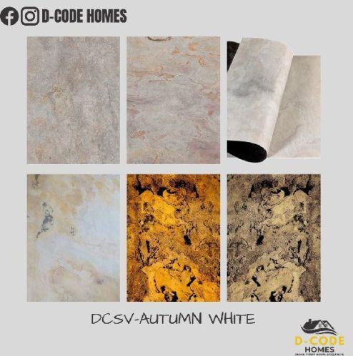 Dcsv- Autumn White Stone Veneer, For Bath, Roofing, Wall, Feature : Elegant Design, Good Quality