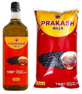 Prakash Sesame Oil, For Human Consumption, Eating, Cooking, Baking, Massage, Hair, Deepam/Diya