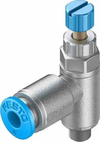 Festo Brass Flow Control Valve, For Industrial