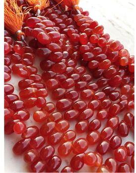 Raj Jewellery Round Carnelian Gemstone Beads