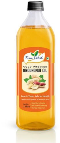 Cold Pressed Groundnut Oil 1ltr, For Cooking