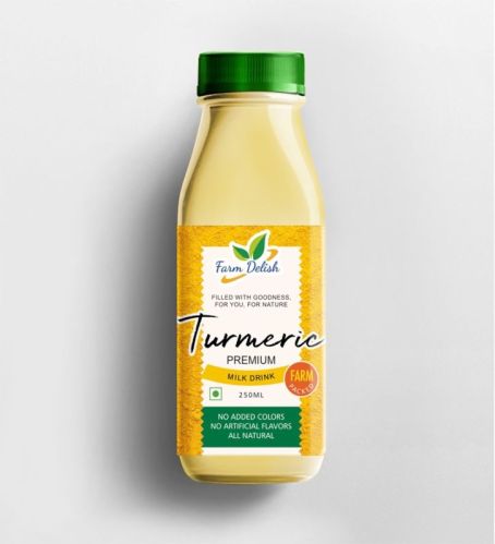 Premium Turmeric Milk Drink 250 Ml, Packaging Size : 250ml