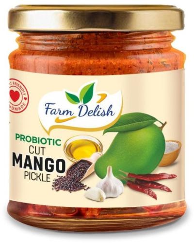 Probiotic Cut Mango Pickle 350 Gms, Shelf Life : 12 Months