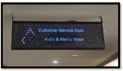 Polished Acrylic Directional Signage, Shape : Rectangular