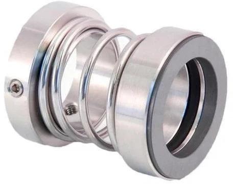 Grey Round Polished Steel Single Spring Mechanical Seal, For Industrial, Size : Standard