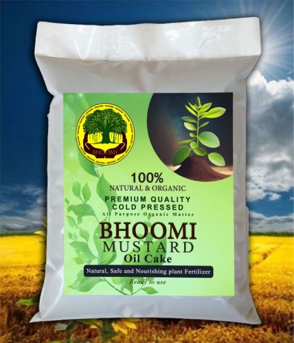 Bhoomi Mustard Oil Cake, For Animal Feed, Cattle Feed, Packaging Size : 1kg