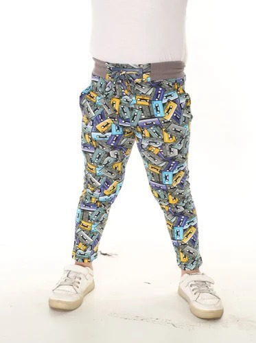 Cotton Kids Printed Track Pant, Technics : Machine Made