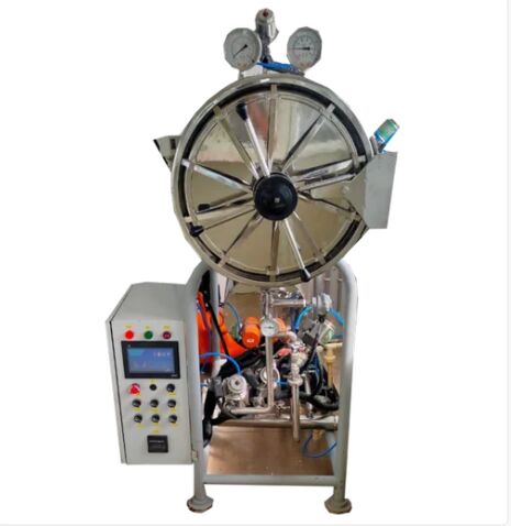 Polished Stainless Steel Electric Cylindrical Sterilizer, For Steam Generation, Medical Use, Laboratory Use