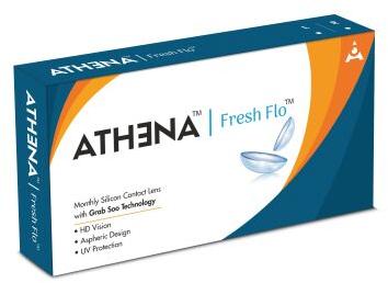 Athena Fresh Flo Monthly Spherical Clear Contact Lens