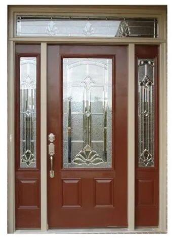 Printed Decorative Glass Door, For Home