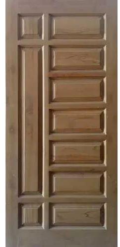 Wooden Panel Door, Color : Brown