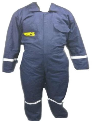 Blue Full Sleeve Safety Suits, For Constructional Use, Gender : Male