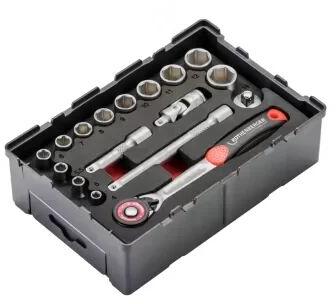Black Mild Steel Socket Set