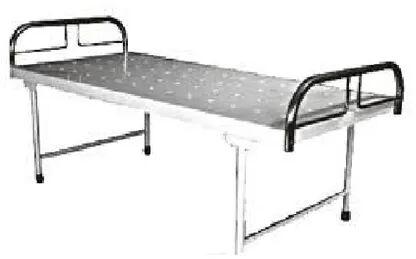 Hospital Plain Bed, Size : 1800L X 900W X 600H Mm.