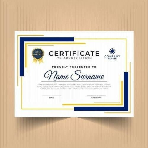 Certificate Printing Service