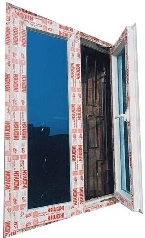 UPVC Hinged Glass Windows