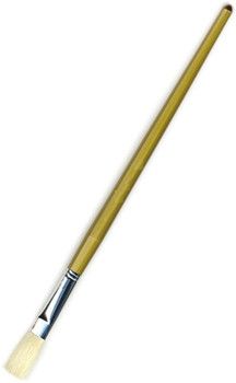 Flat 16 Number Artist Paint Brush, Packaging Type : Plastic Packet